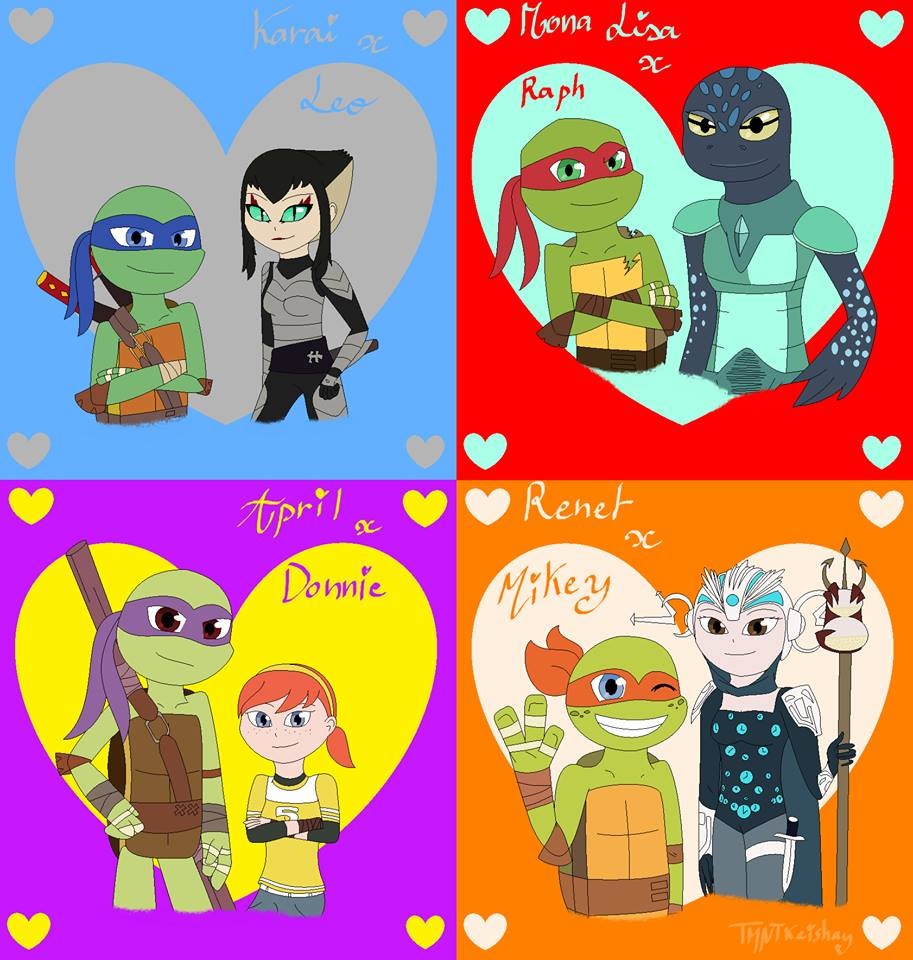 TMNT With GirlFriend by TMNTKeishay on DeviantArt