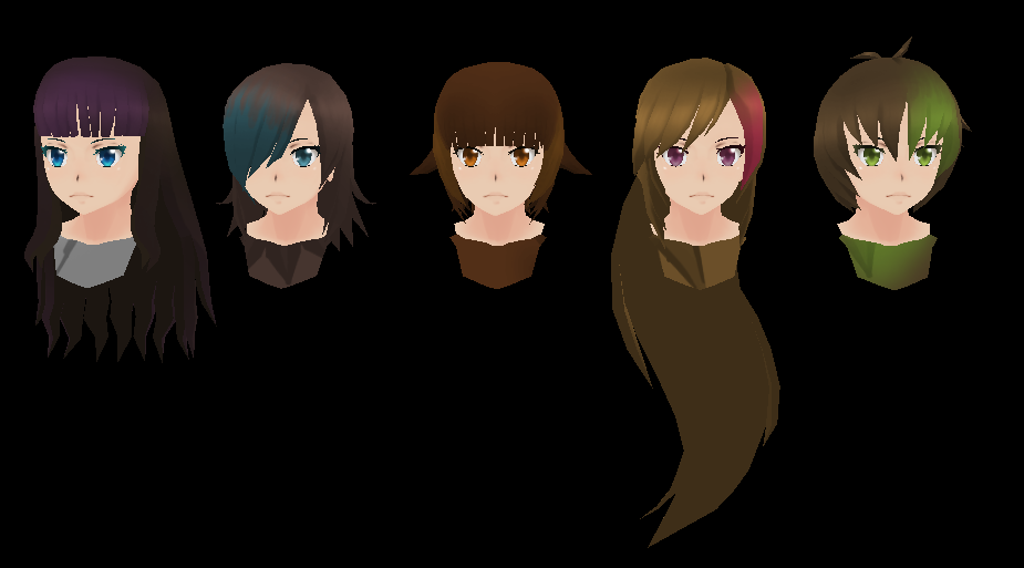 Yandere SImulator: Female Delinquent Hairs