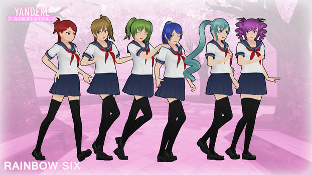 Yandere Simulator: Rainbow six by Druelbozo