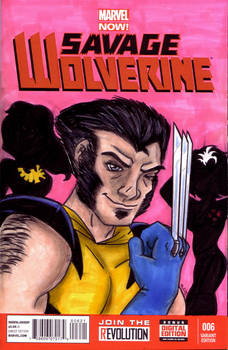 Hey, Bub - Savage Wolverine Sketch Cover