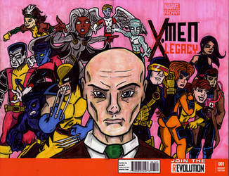 Class Picture - X-Men Legacy Sketch Cover