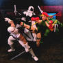 Black and White VS. Red and Green