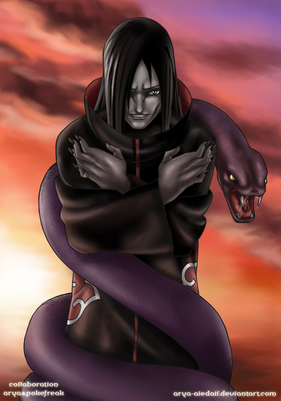 Orochimaru Fanart  Aneis akatsuki, Akatsuki, Membros da akatsuki