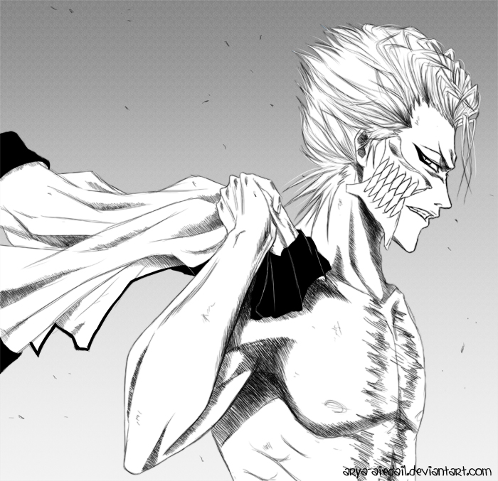 Grimmjow Jaegerjaques bw