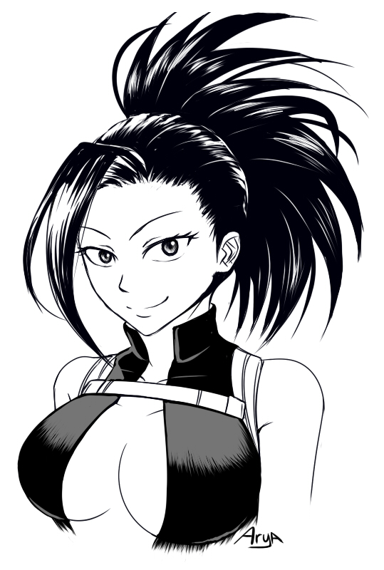 Drawing Momo Yaorozu: Momo Yaoyorozu Sketch By Arya-Aiedail On DeviantArt.