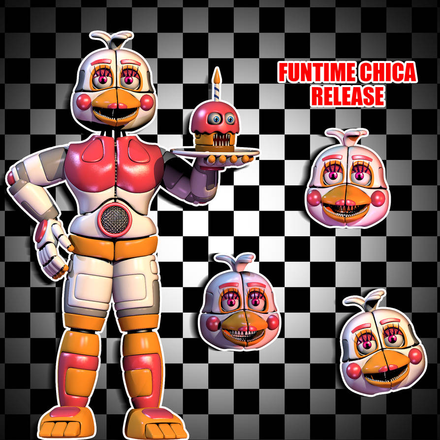 Funtime Chica Release by pizzav144 on DeviantArt