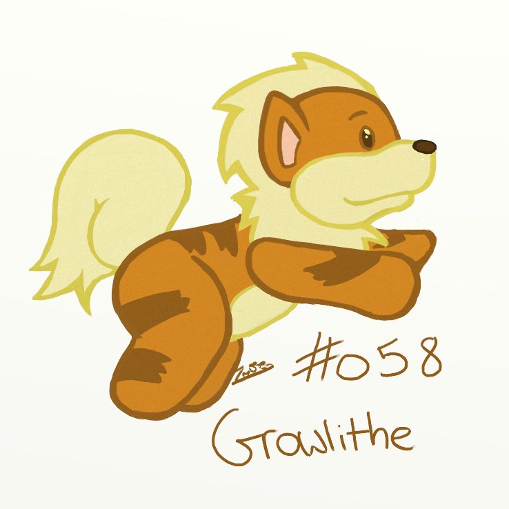 0058 - Growlithe