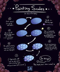 painting scales with Paint Tool SAI