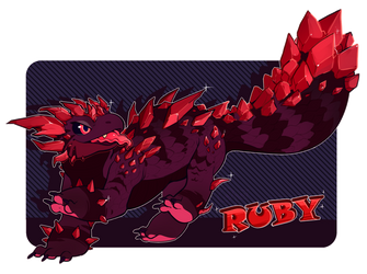 Commission: Ruby Geckle (Custom Adoptable)