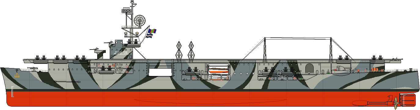 Oceanic Navy Bougainville Class Escort Carrier