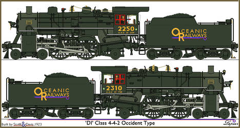 Oceanic Railways Class 'D1' 4-4-2