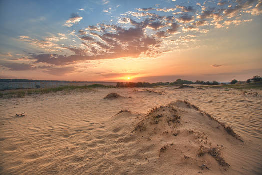 Micro Desert Sunrise