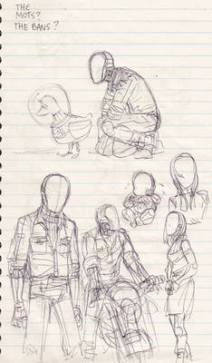 dude concept sketches