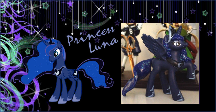 Custom Mlp Princess My Little Pony FIM Princess Luna Custom Pony by Asukatze on DeviantArt