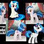 My little Pony FIM DJ Pon3 Custom Vinyl Scratch