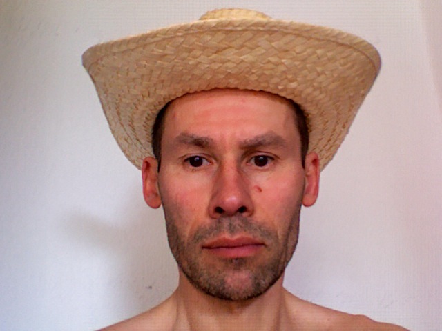 Self-Portrait with a Straw Hat