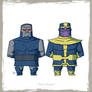 Little Friends - Darkseid and Thanos