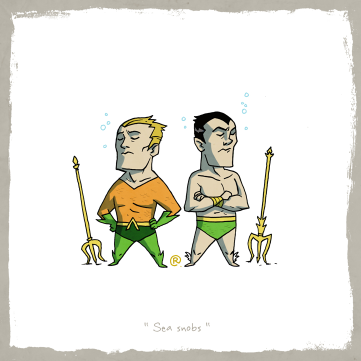 Little Friends - Aquaman and Namor