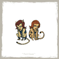 Little Friends - Cheetah and Tigra