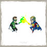 Little Friends - Green Lantern  and Quasar