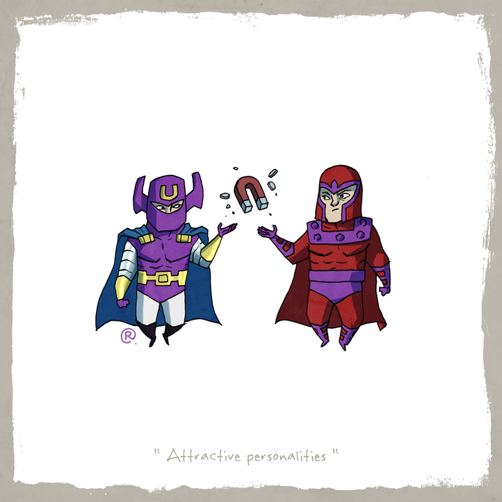 Little Friends - Dr.Polaris and Magneto