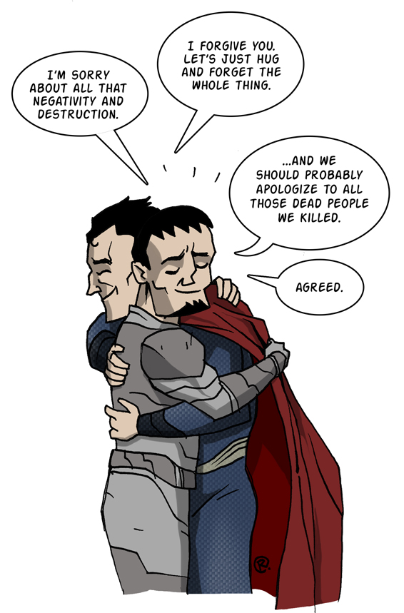 Superman Zod Bromance