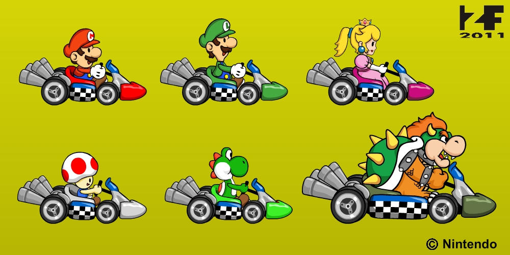 Paper Mario Kart by zefernandes on DeviantArt
