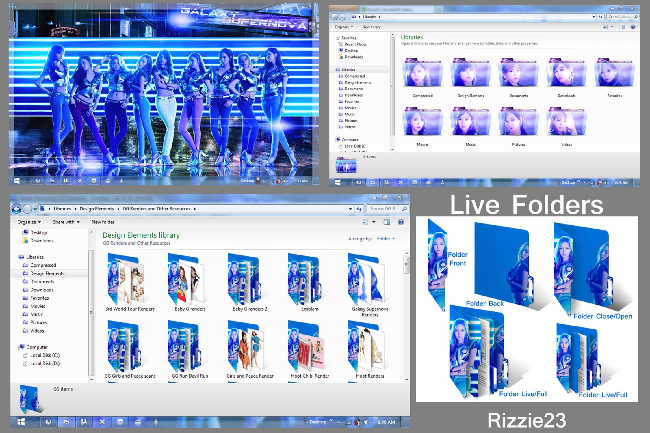Folder Icons / Live Folders Tutorial by Rizzie23 on DeviantArt