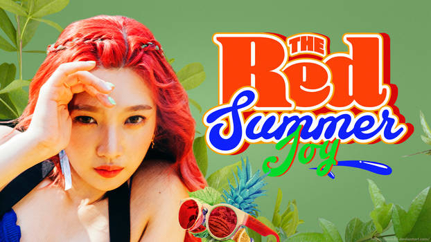 Joy Red Summer Wallpaper