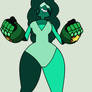 SUOC - Dioptase Fusion Of Bloodstone And Malachite