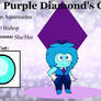 Purple Diamond's Court - Aquamarine