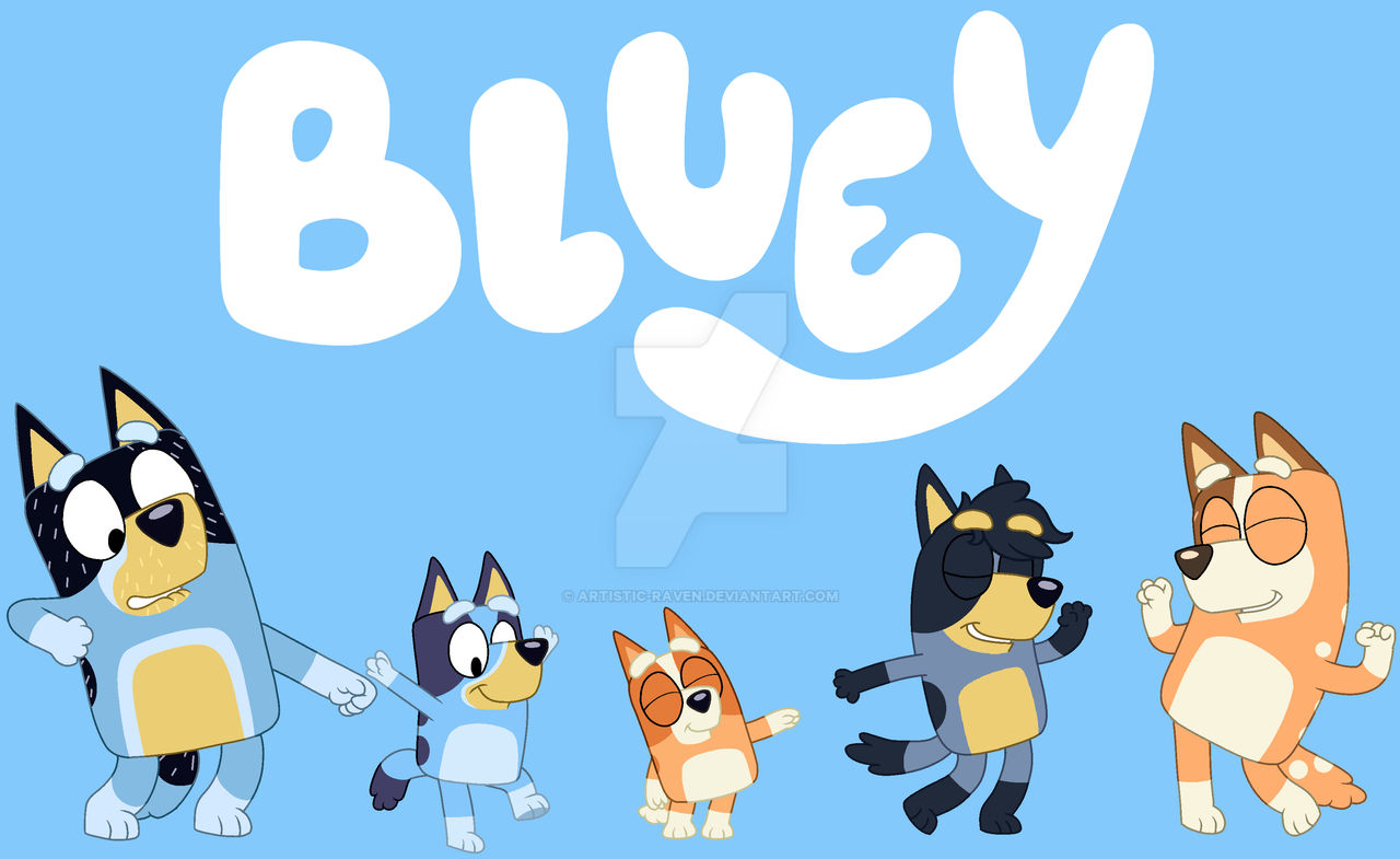 Bluey Backwards Bluey - The dancing intro by Artistic-Raven on DeviantArt