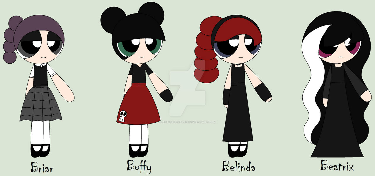 Power Goth PPG Oc - The PowerGoth Girls by Artistic-Raven on DeviantArt