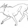 foxy wolf lineart