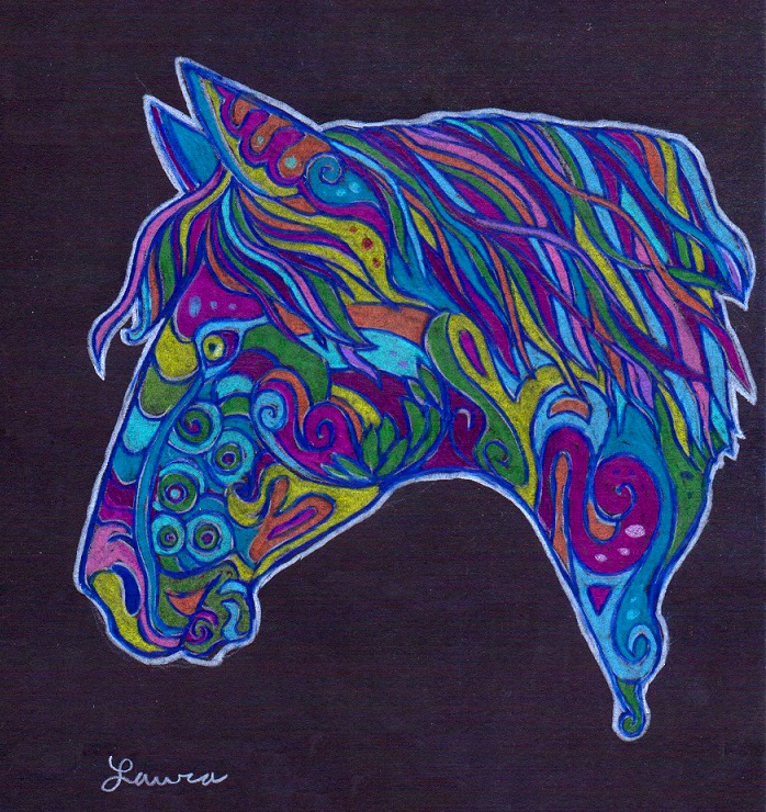 Psychedelic Horse