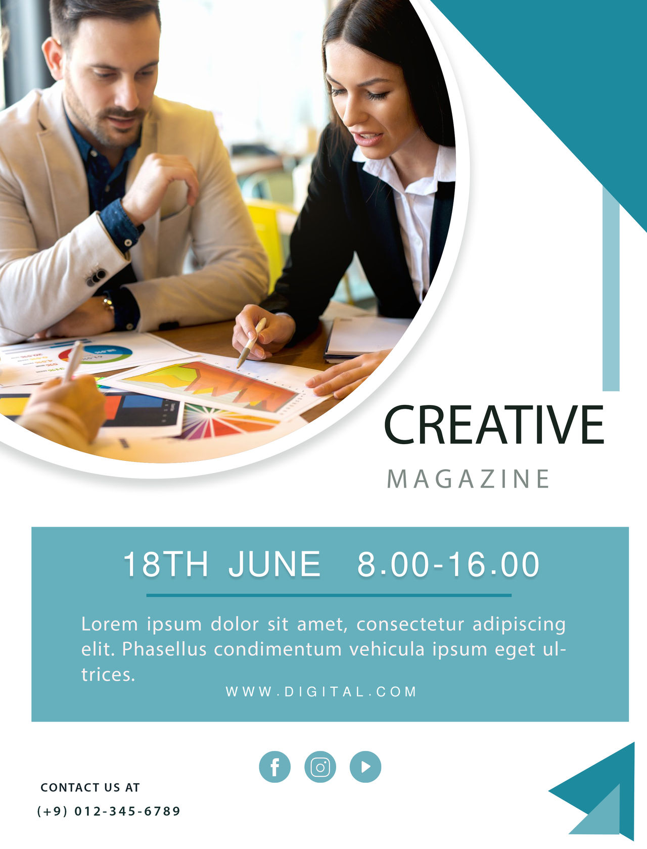 Digital marketing magazine by Pratyashasarma on DeviantArt
