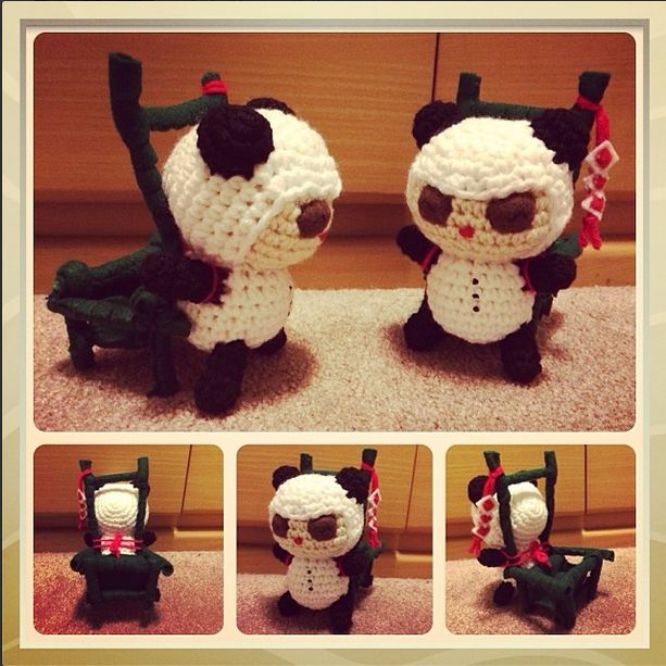 Panda Teemo Amigurumi