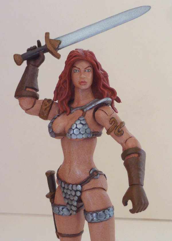 Red Sonja custom action figure 3