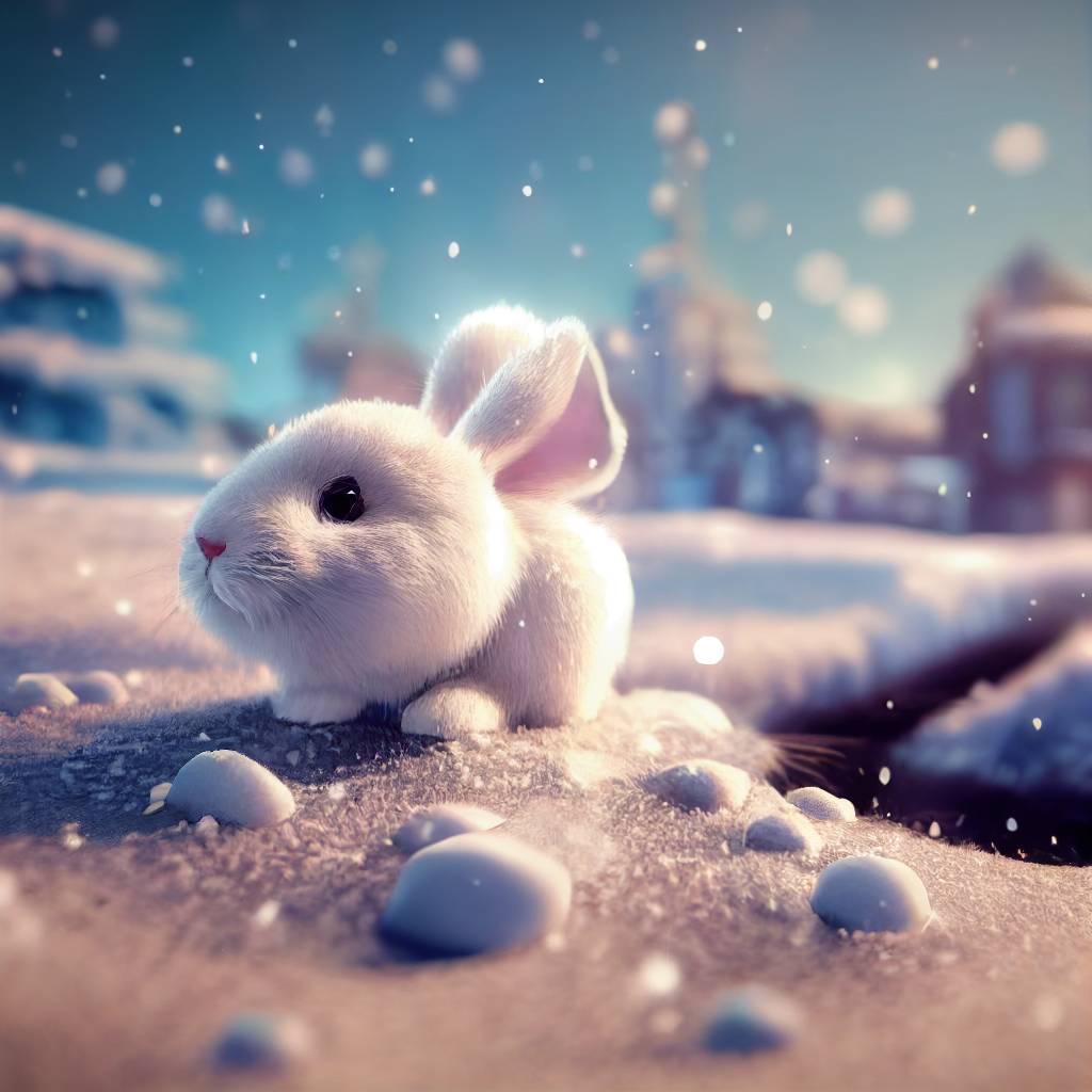 Snow Bunny by DerCooky on DeviantArt
