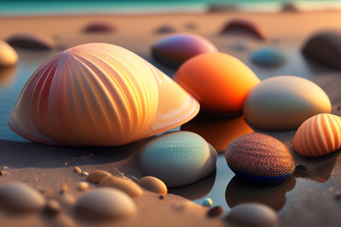 Sea shells 3 by freya-the-geisha on DeviantArt
