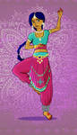 CDC: Indian dancer by bLauRavn
