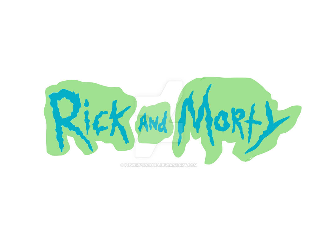Rick and Morty Logo! (Updated!) by PowerPunch101 on DeviantArt