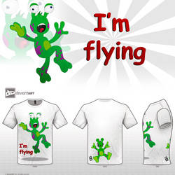 I'm flying - crazy monster