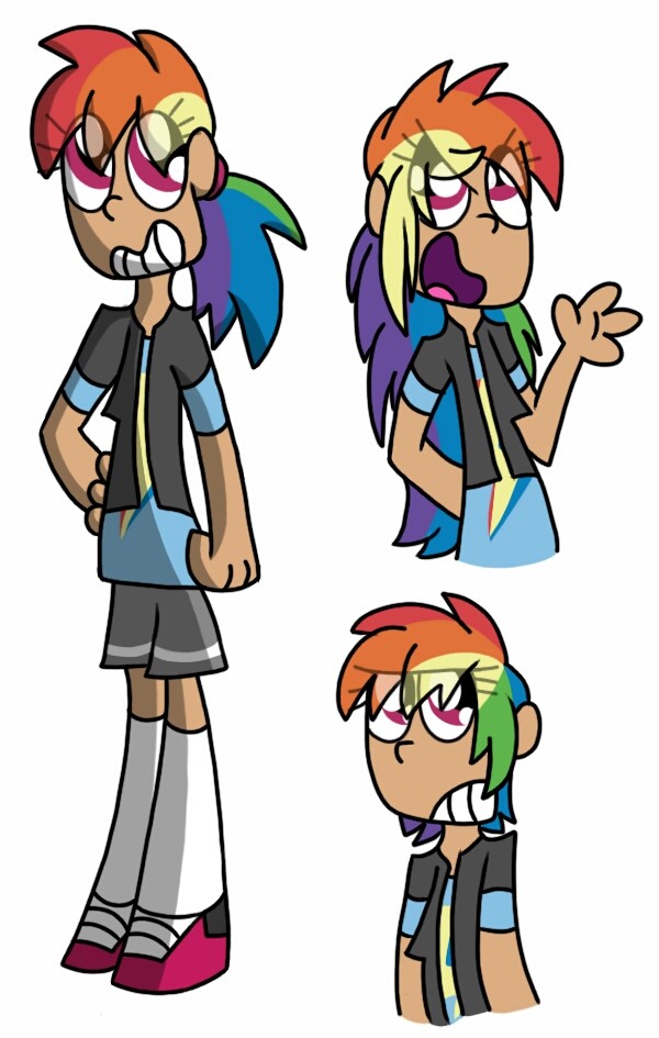 Human!Rainbow Dash