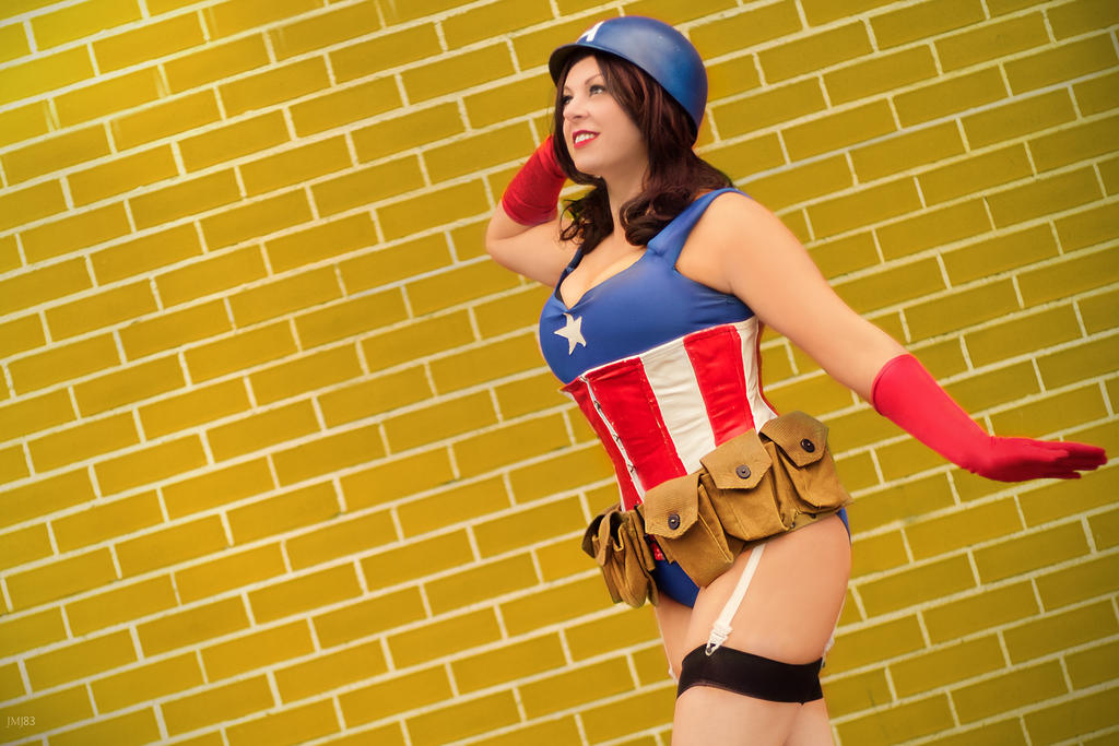 Captain America Girl by JMJ83 Captain America Girl by JMJ83