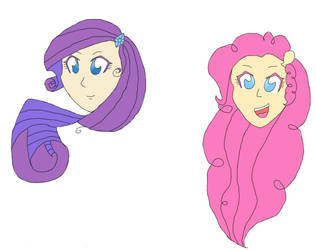 Friendship is Anime p1 Rarity and Pinkie