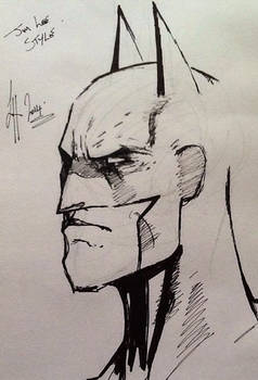 Batman Sketch..............Ink
