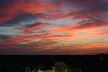 Sunset over Daytona