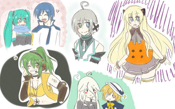 Vocaloid doodles