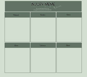 Injury Meme - Blank